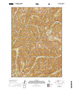 Pinyon Peak 2020 topographic map thumbnail