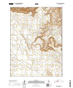 Piute Basin West 2020 topographic map thumbnail