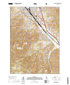 Pocatello South 2020 topographic map thumbnail