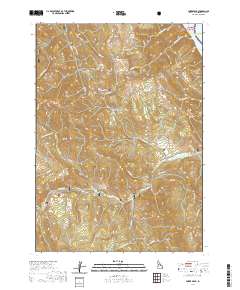 Poker Peak 2020 topographic map thumbnail
