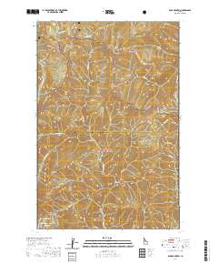 Pole Mountain 2020 topographic map thumbnail