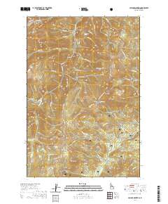 Pollock Mountain 2020 topographic map thumbnail