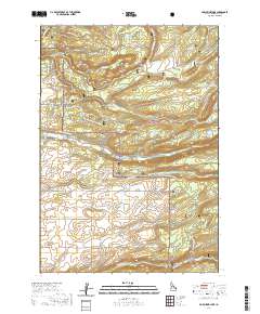 Porcupine Lake 2020 topographic map thumbnail