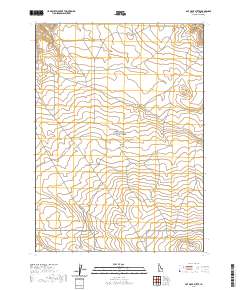 Pot Hole Butte 2020 topographic map thumbnail