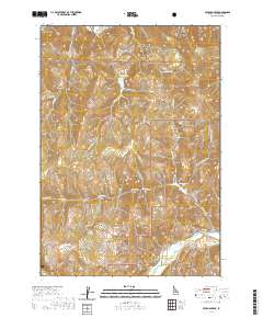 Potaman Peak 2020 topographic map thumbnail