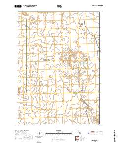 Pratt Butte 2020 topographic map thumbnail