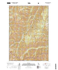 Rainbow Peak 2020 topographic map thumbnail