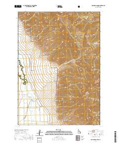 Ramshorn Canyon 2020 topographic map thumbnail