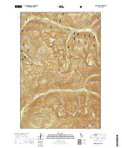 Ranger Peak 2020 topographic map thumbnail