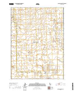 Rattlesnake Butte 2020 topographic map thumbnail