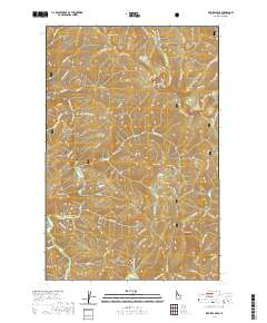 Red Ives Peak 2020 topographic map thumbnail