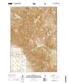 Reservoir Creek 2020 topographic map thumbnail