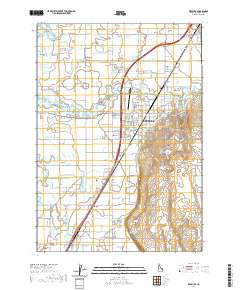 Rexburg 2020 topographic map thumbnail