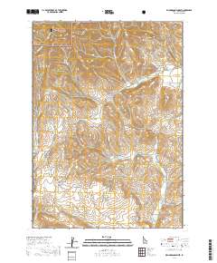 Richardson Summit 2020 topographic map thumbnail