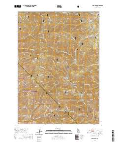 Robie Creek 2020 topographic map thumbnail