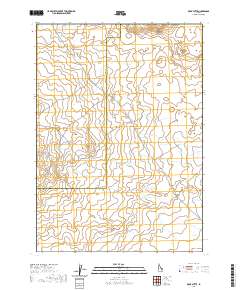 Rock Butte 2020 topographic map thumbnail