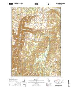 Rocky Comfort Flat 2020 topographic map thumbnail