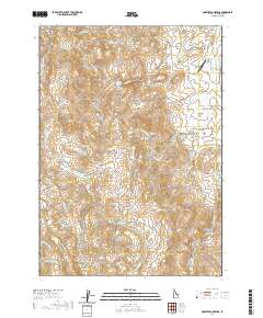 Rooster Comb Peak 2020 topographic map thumbnail