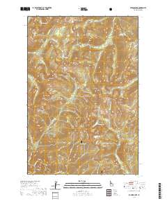 Running Lake 2020 topographic map thumbnail
