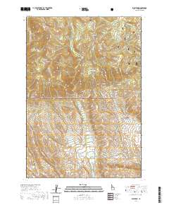 Rush Peak 2020 topographic map thumbnail