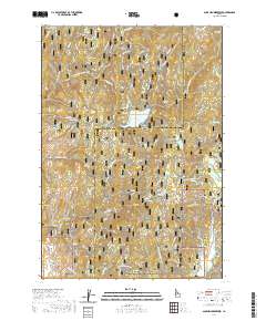 Sage Hen Reservoir 2020 topographic map thumbnail