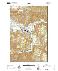 Saint Maries 2020 topographic map thumbnail