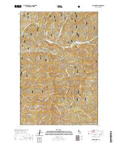 Sand Mountain 2020 topographic map thumbnail