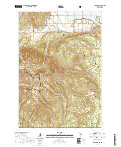 Sawtell Peak 2020 topographic map thumbnail