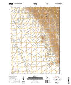 Scott Butte 2020 topographic map thumbnail
