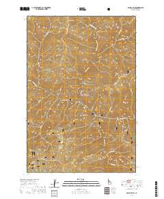 Selway Falls 2020 topographic map thumbnail