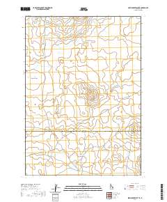Serviceberry Butte 2020 topographic map thumbnail