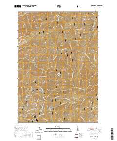 Shafer Butte 2020 topographic map thumbnail