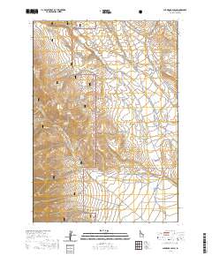 Shamrock Gulch 2020 topographic map thumbnail