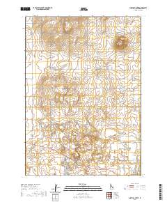 Shattuck Butte 2020 topographic map thumbnail