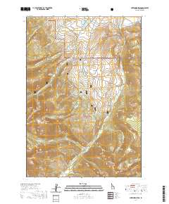 Sheephorn Peak 2020 topographic map thumbnail