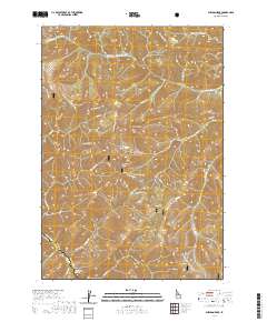 Sheldon Peak 2020 topographic map thumbnail
