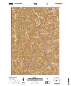 Shellrock Peak 2020 topographic map thumbnail