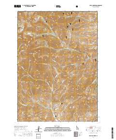 Shelly Mountain 2020 topographic map thumbnail