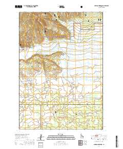 Sheridan Reservoir 2020 topographic map thumbnail