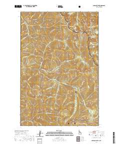 Sherlock Peak 2020 topographic map thumbnail
