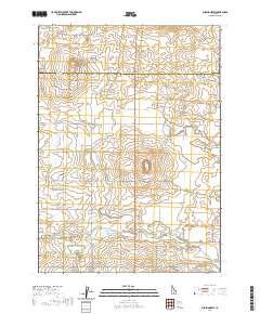 Shoshone SW 2020 topographic map thumbnail