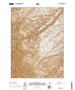 Sinker Canyon 2020 topographic map thumbnail