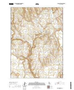 Slack Mountain 2020 topographic map thumbnail