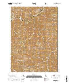Sliderock Ridge 2020 topographic map thumbnail
