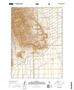 Snaky Canyon 2020 topographic map thumbnail