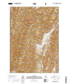 Snowdrift Mountain 2020 topographic map thumbnail