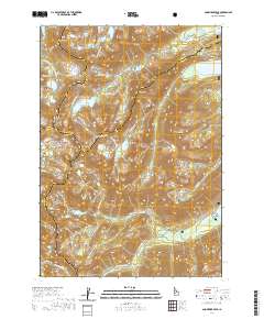 Snowyside Peak 2020 topographic map thumbnail