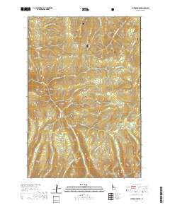 Sourdough Peak 2020 topographic map thumbnail