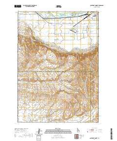 Southwest Emmett 2020 topographic map thumbnail
