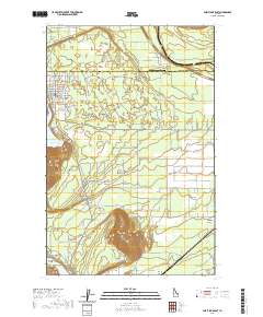Spirit Lake East 2020 topographic map thumbnail